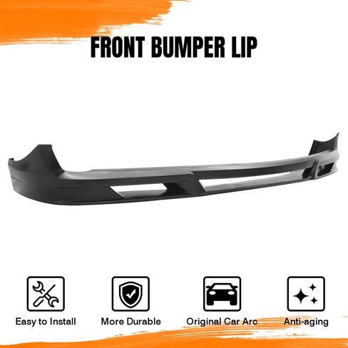 Front Bumper Lip Spoiler, Compatible with 2009-2012 BMW 7 Series F01 F02 (Non M-Sport Models), PU Unpainted B7 Style Add-on Front Splitter Air Dam Chin Protector in Saudi Arabia