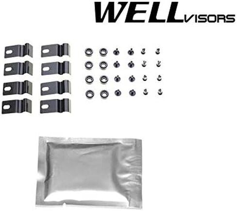 أقنعة نافذة WellVisors منحرفة للرياح متوافقة مع Honda 18-26 Odyssey مع واقيات مطر سوداء 3-847HD039 in Saudi Arabia