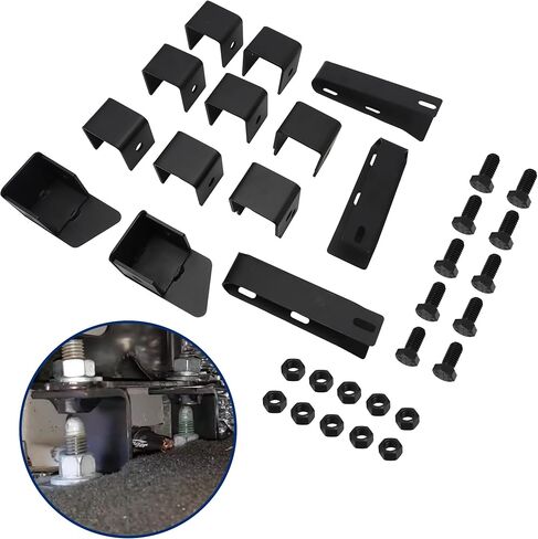 لـ 2007-2013 Chevy Silverado GMC Sierra Crew كابينة ممتدة 2.5 بوصة طقم رفع المقعد الخلفي متوافق مع شاحنات 2008-2014 2500HD 3500HD لمزيد من مساحة التخزين ونظام الصوت in Kuwait