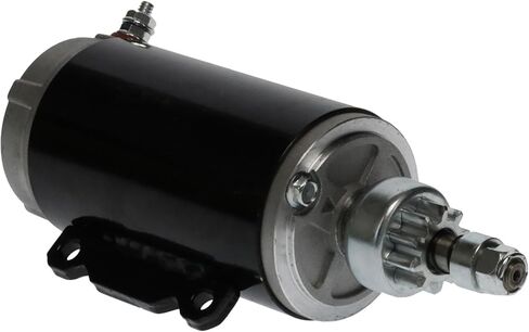 RAREELECTRICAL Marine Outboard Starter Motor 12V 10 Tooth Ccw Pmdd Compatible With Omc 585057 585196 586282 Sierra 18-5634 18-5647 Api Mot2003 V4 85 88 90 100 112 115 120 125 135 140Hp 1969-1998 in Saudi Arabia