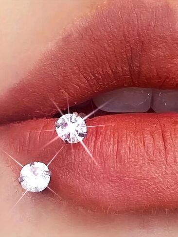 QWALIT 18g Gold Horseshoe Nose Ring for Women Surgical Steel Double Stud Gem Horse Shoe Nose Piercing Jewelry Half U Nostril Hoop Pink Labret Helix Daith Cartilage Piercing Jewelry 18gauge 6 7 8mm in Kuwait