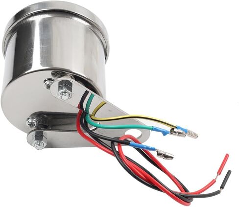 FSFY 12V Night Light Tachometer Gauge back light tachometer Chrome For Motorcycle Models of DC 12V 1 Pc in Saudi Arabia