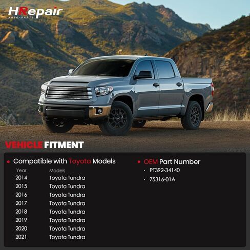 Truck Bed Step Compatible with Toyota Tundra 2014 2015 2016 2017 2018 2019 2020 2021, Retractable Rear Truck Step PT392-34140 75316-01A in Kuwait