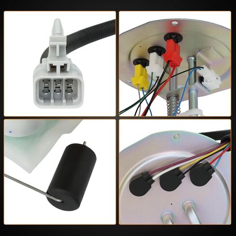 1992-2015 Fuel Pump Module Fit for Nissan D21 92-94, Pickup 95-97, Tsuru 97-07, Frontier 98-04, NP300 09-15 1.6L 2.4L 3.3L V6 L4, Mercury Mountaineer 99-01 4.0L V6 5.0L V8, Replace 17040-8B000 in Saudi Arabia