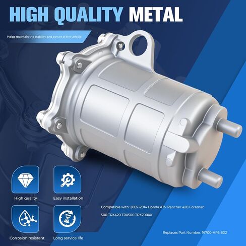 Fuel Pump Compatible with Honda Rancher 420 Foreman 500 TRX420 TRX500 TRX700XX 2007-2014 replace 16700-HP5-602 in Kuwait