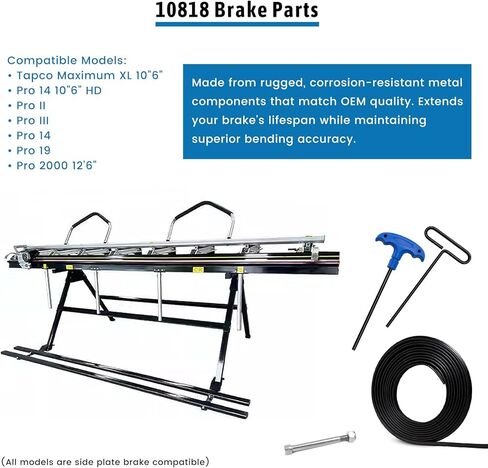 New 10818 Part Compatible with Tapco Brake, Brakes Tune Up Kit Compatible with Tapco Maxmimum XL 10"6", Pro 14 10"6" HD, Pro 14, Pro 19, Pro II, Pro III, and Pro 2000 12'6" Model in Kuwait
