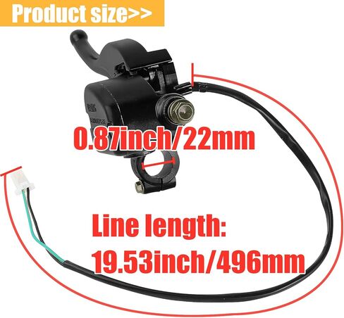 Left Front Brake Master Cylinder Lever for Polaris Sportsman 300 400 400L 500 550 600 700 800 Magnum Scrambler Trail Blazer Big Boss Xplorer Xpedition Worker Hawkeye Sport ATP Diesel Norwegian in Saudi Arabia