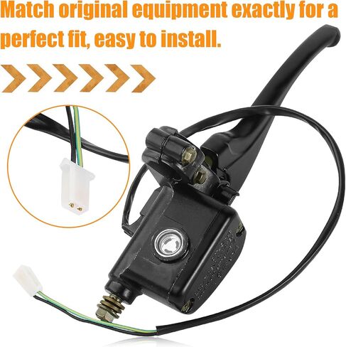 Left Front Brake Master Cylinder Lever for Polaris Sportsman 300 400 400L 500 550 600 700 800 Magnum Scrambler Trail Blazer Big Boss Xplorer Xpedition Worker Hawkeye Sport ATP Diesel Norwegian in Saudi Arabia