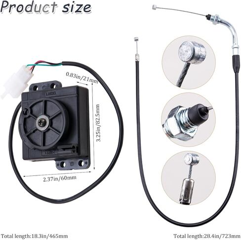 ZORZA 1Pcs Universal Throttle Control Kit Motorcycle Throttle Cable for Electric Bike Go Kart Enthusiasts in Saudi Arabia