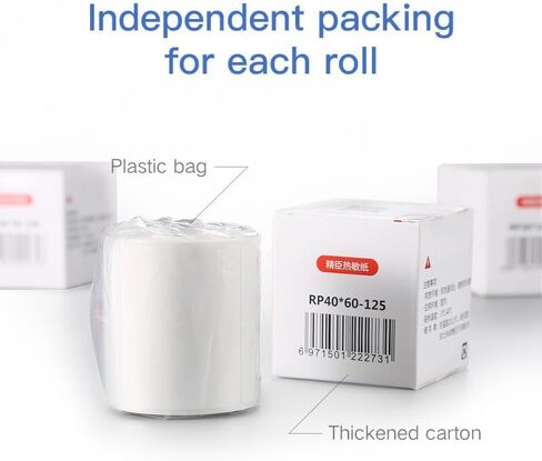 B1 B21 B3S Label Maker Tape Adapted Labels Sticker 1.96"x 1.18" (50x30mm) Standard Laminated Office Container Labeling Tape Replacement for Niimbot B21 B1 B3S Label Maker (2 Rolls, White) in Kuwait