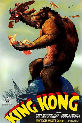 - King Kong Vintage Movie Poster 3-24x36 in Saudi Arabia