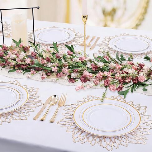 6ft Spring Flower Garland for Mantle Decor: Artificial Floral Vine with Greenery for Wedding Arch, Fireplace, Table & Wall, All Season Home Decor for Summer, Easter, Mother's Day (Pink) in Kuwait