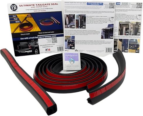 ESI Ultimate Tailgate Seal with Taper Seal Compatible with RAM with RamBox 2009 to 2023 Classic Body Style and 2019 and Newer RAM with RamBox New Body Style in Saudi Arabia