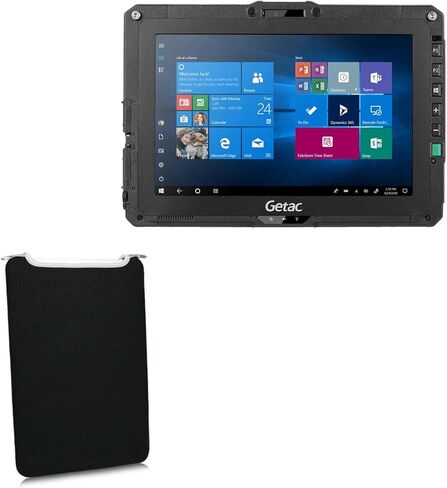 حافظة BoxWave متوافقة مع Getac UX10 - SlipSuit، غطاء حماية ناعم ونحيف من النيوبرين - أسود داكن in Kuwait