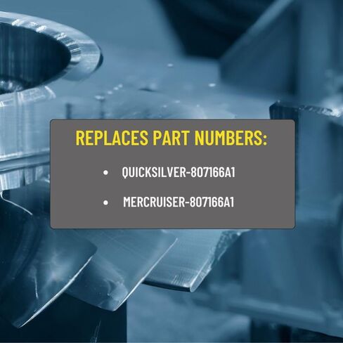 807166A1 Pair (2 Pieces) of Water Shutter Flapper Kit for MerCruiser Stern Drive, V6 & V8 Engines, 1998 & Newer, Exhaust Y Pipe Water Flapper by FASWORX in Kuwait