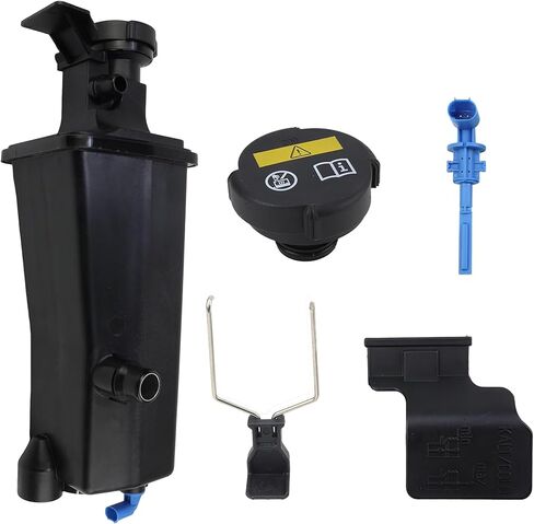 17137787039 Engine Coolant Overflow Recovery Reservoir Tank with Sensor & Cap for BMW X3 2001-2006 X5 2001-2005 323Ci 323i 325Ci 325i 325xi 328Ci 328i 330Ci 330i Replaces 17111436413 17117573781 in Kuwait