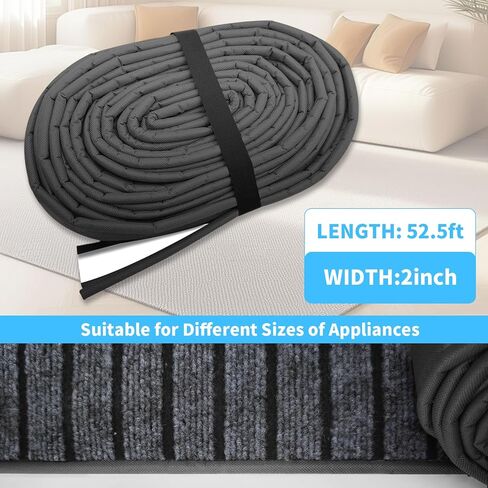 شريط ربط بحافة السجاد بطول 52.5 قدم، شريط ربط للسجاد مع حافة نهائية ذاتية اللصق باللون الرمادي in Kuwait