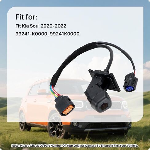 99241-K0000 استبدال كاميرا الرؤية الخلفية لكيا سول 2020-2022، كاميرا احتياطية OE تحل محل 99241K0000 من GreenYi in Kuwait