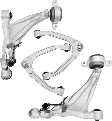 54501-1MA0B 54524-1MA0A Front Lower & Upper Control Arm Kit Compatible with Infiniti M56/M37 2011-2013, M35h 2012-2013, Q70/Q70L 2015-2019 RWD Replace# 54525-1MA0A, 54500-1MA0B in Kuwait