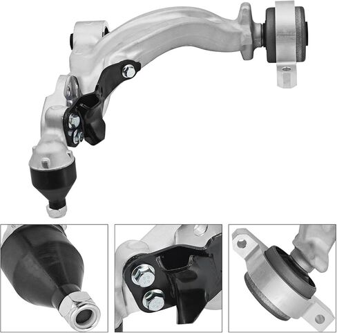 54501-1MA0B 54524-1MA0A Front Lower & Upper Control Arm Kit Compatible with Infiniti M56/M37 2011-2013, M35h 2012-2013, Q70/Q70L 2015-2019 RWD Replace# 54525-1MA0A, 54500-1MA0B in Kuwait