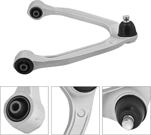 54501-1MA0B 54524-1MA0A Front Lower & Upper Control Arm Kit Compatible with Infiniti M56/M37 2011-2013, M35h 2012-2013, Q70/Q70L 2015-2019 RWD Replace# 54525-1MA0A, 54500-1MA0B in Kuwait