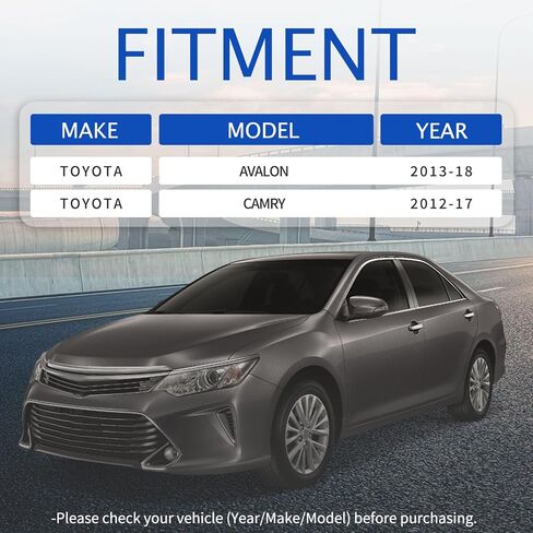 طقم تعليق POWERGEAR 14 قطعة ذراع التحكم الأمامي السفلي Sway Bar التعادل قضيب مناسب لـ 2012-2017 Toyota Camry in Kuwait