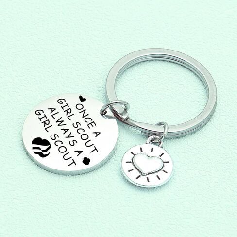 Girls Power Jewelry Girl Scout Leader Thank You Keychain Girl Scout Graduation Keychain in Saudi Arabia