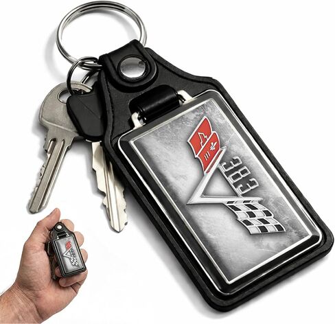 Brotherhood Compatible with 383 MotorEmblem Keychain Key Holder Key Ring For Men Heavy Duty Car Keyring For Men and Women in Kuwait