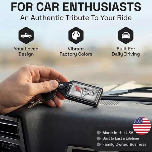 Brotherhood Compatible with 383 MotorEmblem Keychain Key Holder Key Ring For Men Heavy Duty Car Keyring For Men and Women in Kuwait