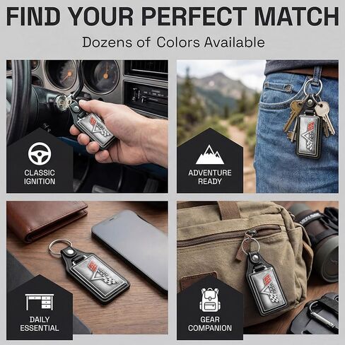 Brotherhood Compatible with 383 MotorEmblem Keychain Key Holder Key Ring For Men Heavy Duty Car Keyring For Men and Women in Kuwait
