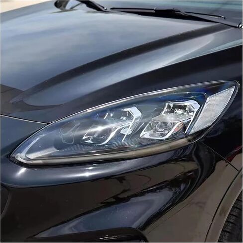 Car Headlight Glass Cover Compatible For Ford Escape 2019 2020 2021 Headlamp Transparent Glass Shell Lens Replace Lampshade(Left and right) in Saudi Arabia
