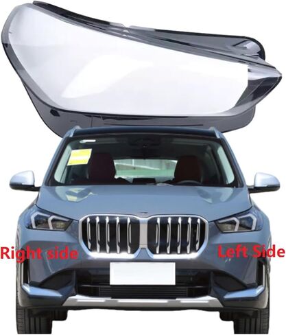 Compatible For BMW X1 U11 U12 2023 2024 Car Headlight Lens Cover Headlamp Mask Transparent Lamp Shell Replace Lampshade(Right side) in Saudi Arabia