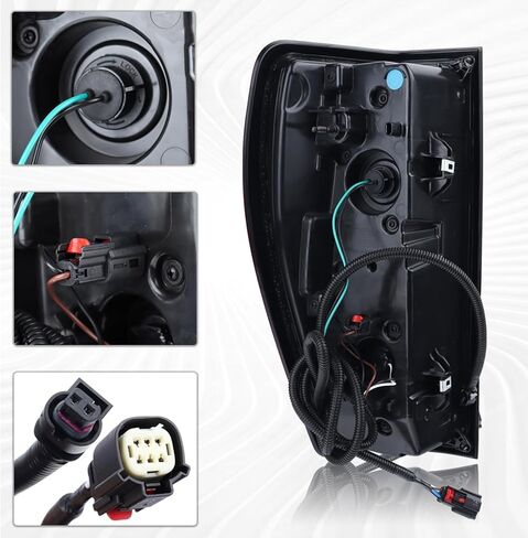 Halogen Type Tail Light Rear Lamp Assembly Compatible with 2019-2023 GMC Sierra 1500/2500 HD/3500 HD Right Passenger Side 84565920 GM2801309 (Not Fit w/Factory LED Tail Light Models) in Kuwait