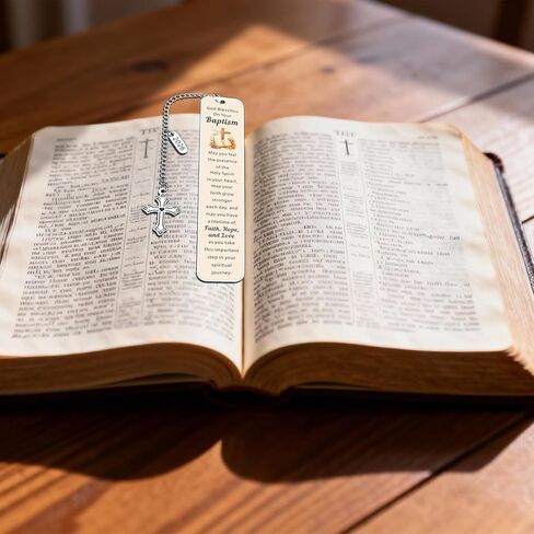 Baptism Gifts for Girl Boys, Baptism Gifts for Adult Women Men, Easter Basket Stuffer for Teen Girls Boys, 2026 Christian Religious Bible Bookmark, Christening Baptisms Favors, Catholic Gift for Women in Saudi Arabia