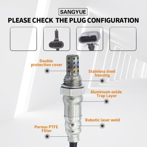2PCS Oxygen O2 Sensor 1 & 2 for 2014-2019 Chevrolet Impala 2.5L Upstream + Downstream in Saudi Arabia