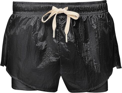 شورت نسائي قصير لامع بطبقة مزدوجة من Umbro، خيارات الألوان in Kuwait