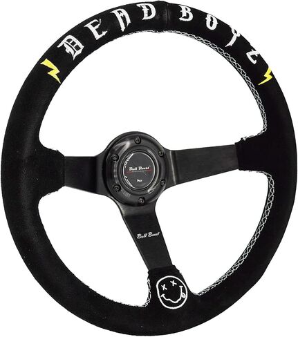 الأداء DEADBOYZ عجلة القيادة 350 مللي متر طبق عميق 6 الترباس ل JDM الرياضة سباق عجلة القيادة الكانتارا القرن زر وشملت in Saudi Arabia