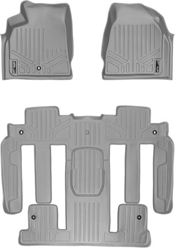 MAXLINER Floor Mats 3 Rows and Cargo Liner Behind 3rd Row Set Compatible with 2018-2022 Chevrolet Traverse with 2nd Row Bucket Seats in Saudi Arabia