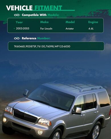 TK6046D Timing Chain Kit Water Pump Sets Replaces for Lincoln Aviator 4.6L 2003 2004 2005 in Saudi Arabia