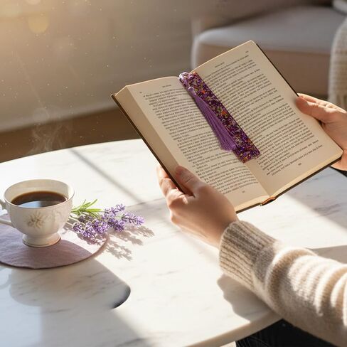 4 Pcs Glitter Bookmarks with Tassels, Pink Transparent Bling Acrylic Bookmarks with Colorful Tassels Resin Book Marks for Women Book Lover Reading Presents in Kuwait