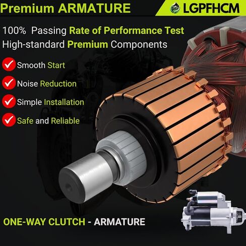 MPA12473 12V 1.4 KW 17T Starter Motor for Chevrolet L4 1.5L Equinox 2018-2023 Malibu 2017-2023 1.4L Cruze 2017-2019 for GMC Terrain 1.5L 2018-2023 for Buick Encore 1.5L 2017-2019 CW # 12673600 in Kuwait