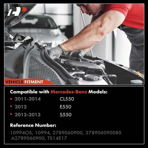 A-Premium Starter Motor Compatible with Mercedes-Benz E550 2012, S550 2012-2013, CL550 2011-2014, V8 4.7L in Saudi Arabia
