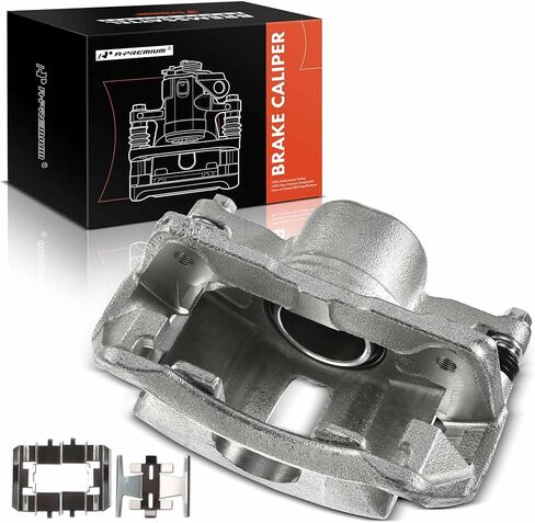 مجموعة فرجار قرص الفرامل الأمامية A-Premium مع دعامة متوافقة مع موديلات مختارة من Acura وHonda - Legend 1991-1995، RL/TL 1996-1998 3.2L، Accord 1998-2002 3.0L in Saudi Arabia