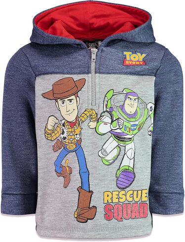 ديزني كارز لايتنينج ماكوين طفل صغير بنين صوف نصف سحاب هوديي أحمر 4T in Kuwait