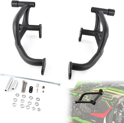Motorcycle Crash Bar Stunt Cage Engine Guard Fit for Ninja ZX6R ZX-6R 2009-2025, Race Rail Stunt Cage Highway Bar in Saudi Arabia