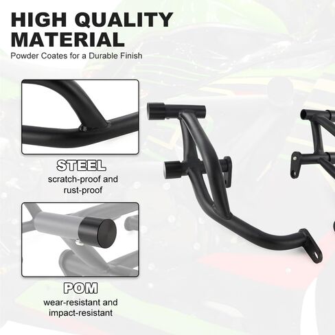Motorcycle Crash Bar Stunt Cage Engine Guard Fit for Ninja ZX6R ZX-6R 2009-2025, Race Rail Stunt Cage Highway Bar in Saudi Arabia