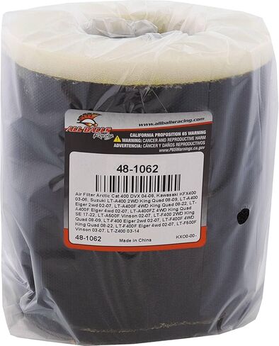 جميع الكرات 48-1062 طقم فلتر الهواء متوافق مع/بديل لـ Arctic Cat 400 DVX 2004-2008، Kawasaki KFX400 2003-2006، سوزوكي LT-A400 2WD King Quad 2008-2009، LT-A400 Eiger 2wd 2002-2004، 2006-2007 in Saudi Arabia