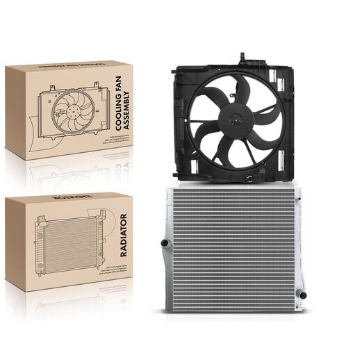 Replacement Parts for Radiator&Cooling Fan Assembly Kit for BMW E70 X5 2007-2010 V8 4.8L 17427598738 Mod-A58PP-41111 in Saudi Arabia
