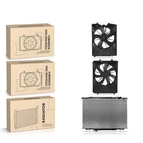 Replacement Parts for Radiator&Cooling Fan Assembly Kit for Acura MDX 2014-2020 Honda Passport 19-21 Mod-A58PP-44461 in Saudi Arabia