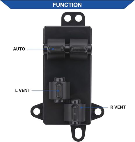 Obaee Power Window Switch Master Control Button Front Left Driver Side Compatible with Chrysler Town Country/Dodge Caravan/Grand Caravan 2004 2005 2006 2007 Replaces OE 4685732AC 04685732AC 901-449 in Saudi Arabia